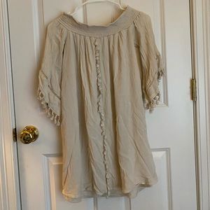 Boho off-shoulder dress
